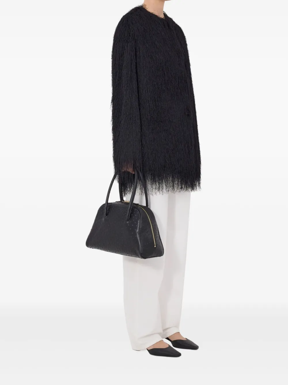 Filipo Fringed Button Coat