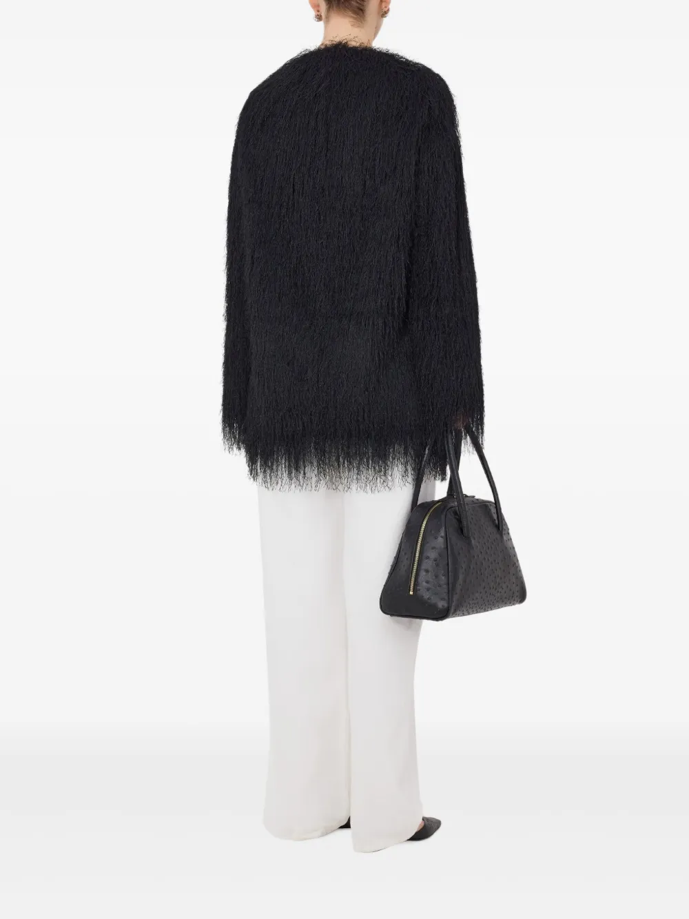 Filipo Fringed Button Coat