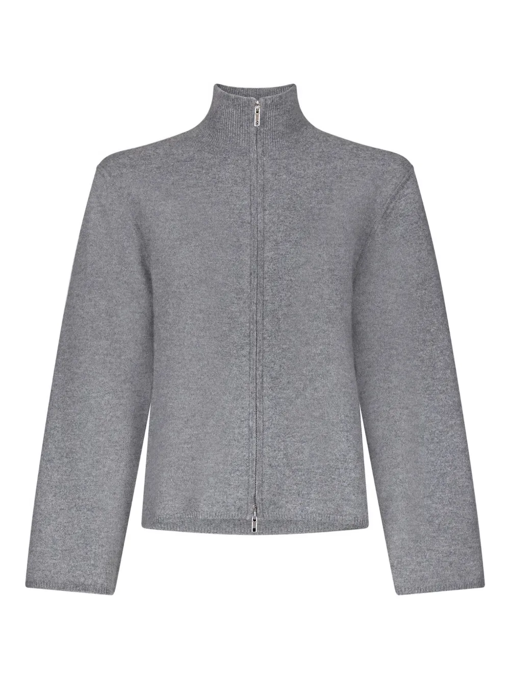 LouLou de Saison Cardigan Gabi con zip - Grigio