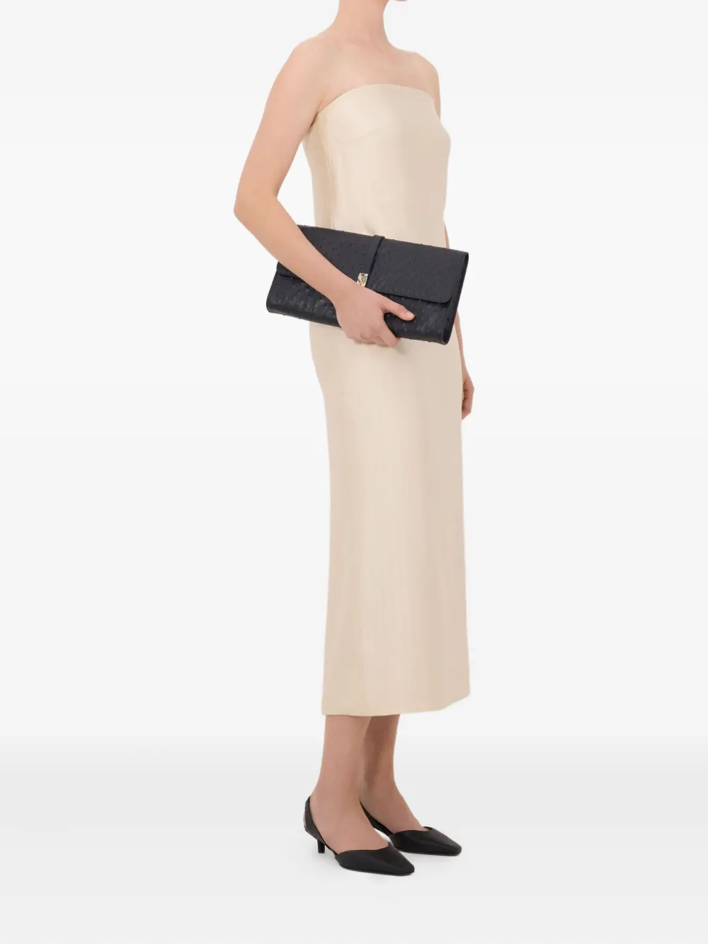  Loulou De Saison Robe-bustier Giulia à Rayures - Tons Neutres 