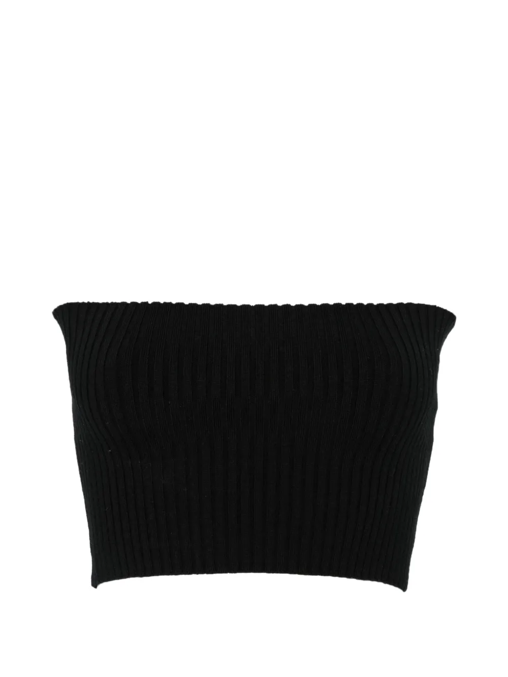 Chloé ribbed-knit bandeau top - Nero