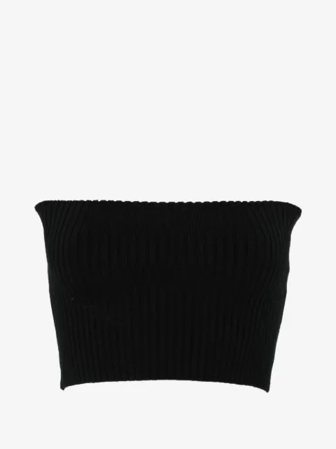 Chloé top tejido de canalé estilo bandeau