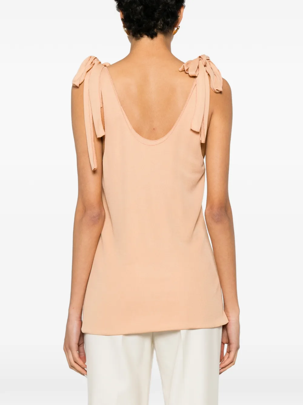 Chloé Tanktop met striksluiting Oranje