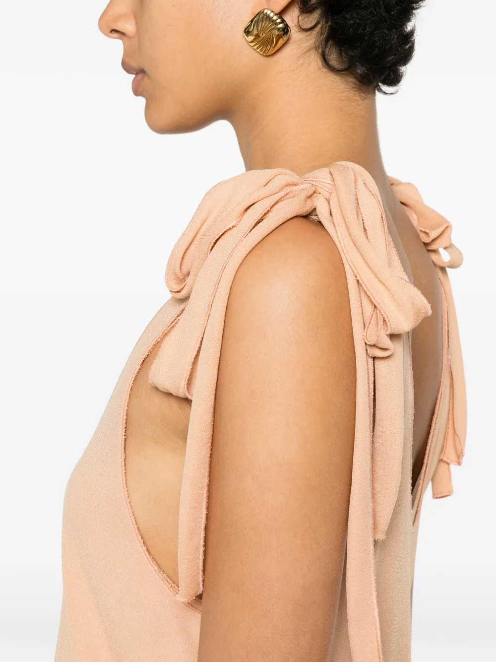Chloé Tanktop met striksluiting Oranje