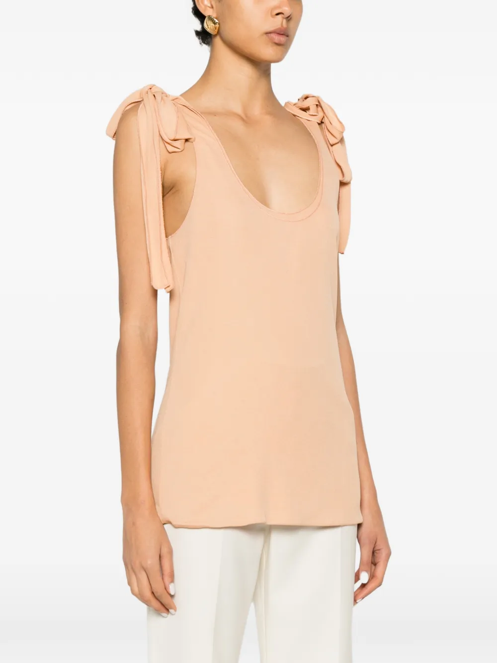 Chloé Tanktop met striksluiting Oranje