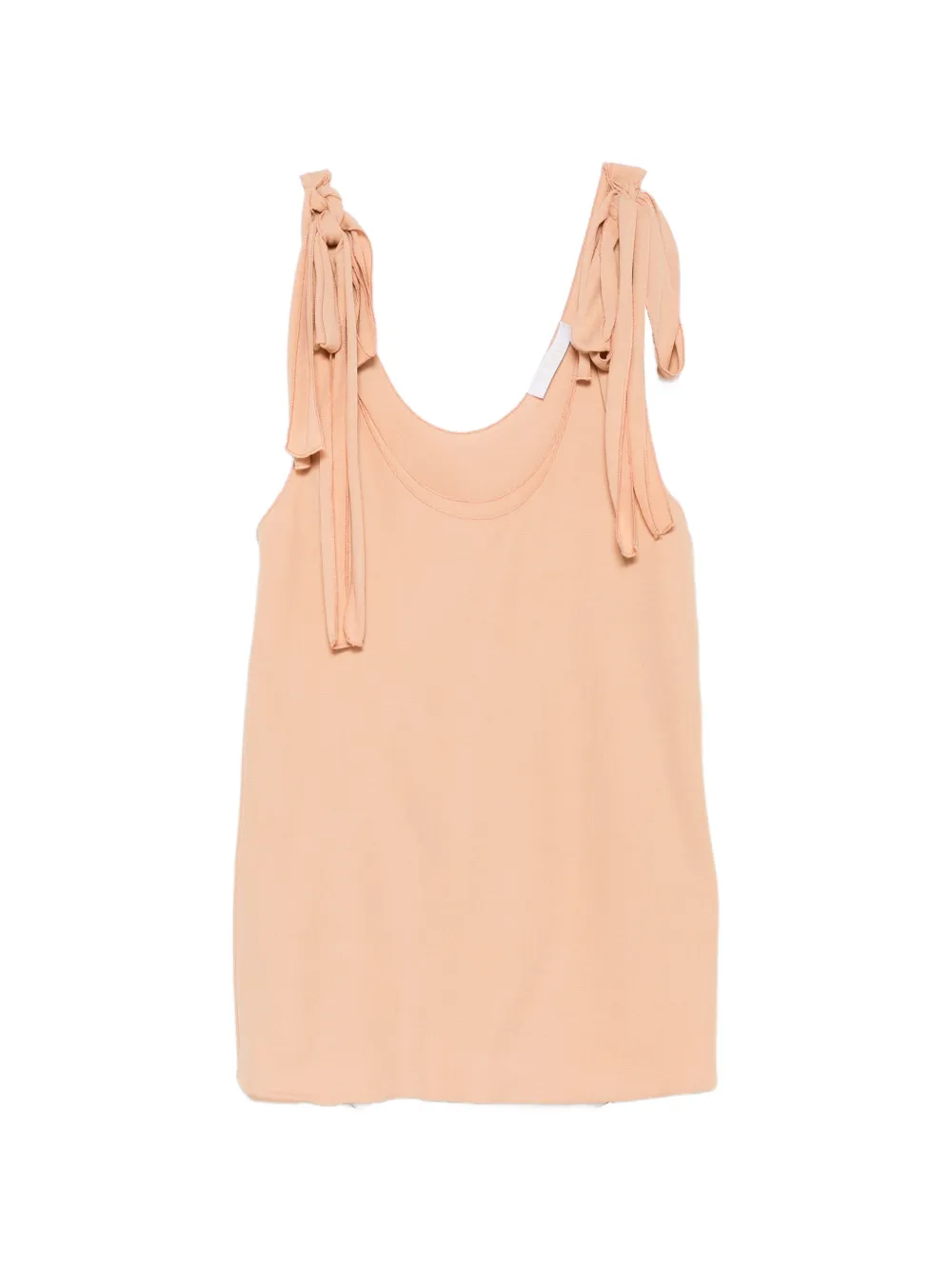 Chloé tie-fastening tank top - Arancione