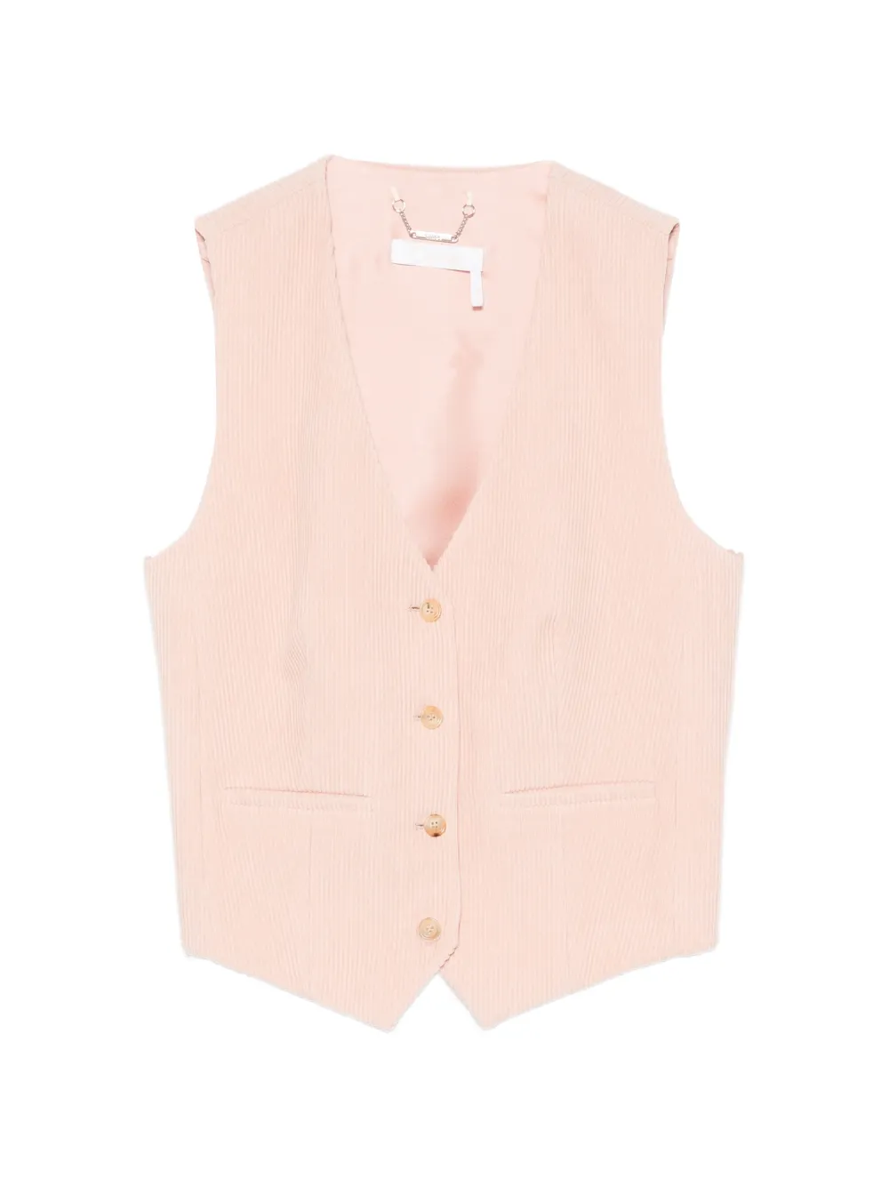 Chloé corduroy waistcoat - Rosa