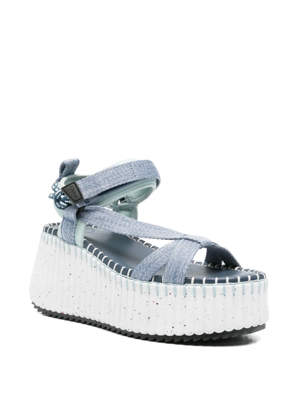 Chloé Sandalen met klittenband Blauw