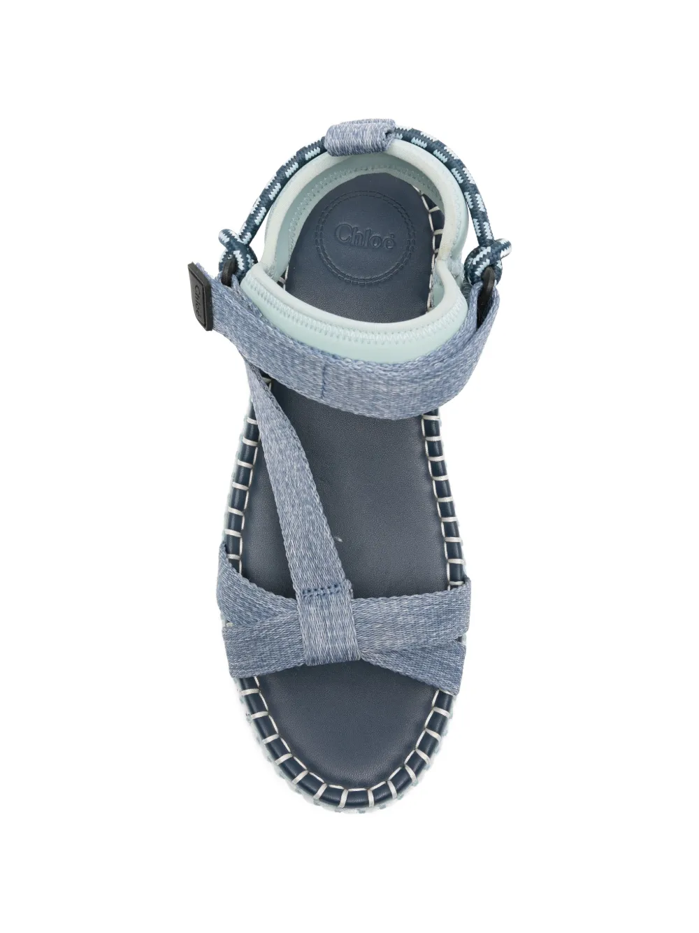 Chloé Sandalen met klittenband Blauw