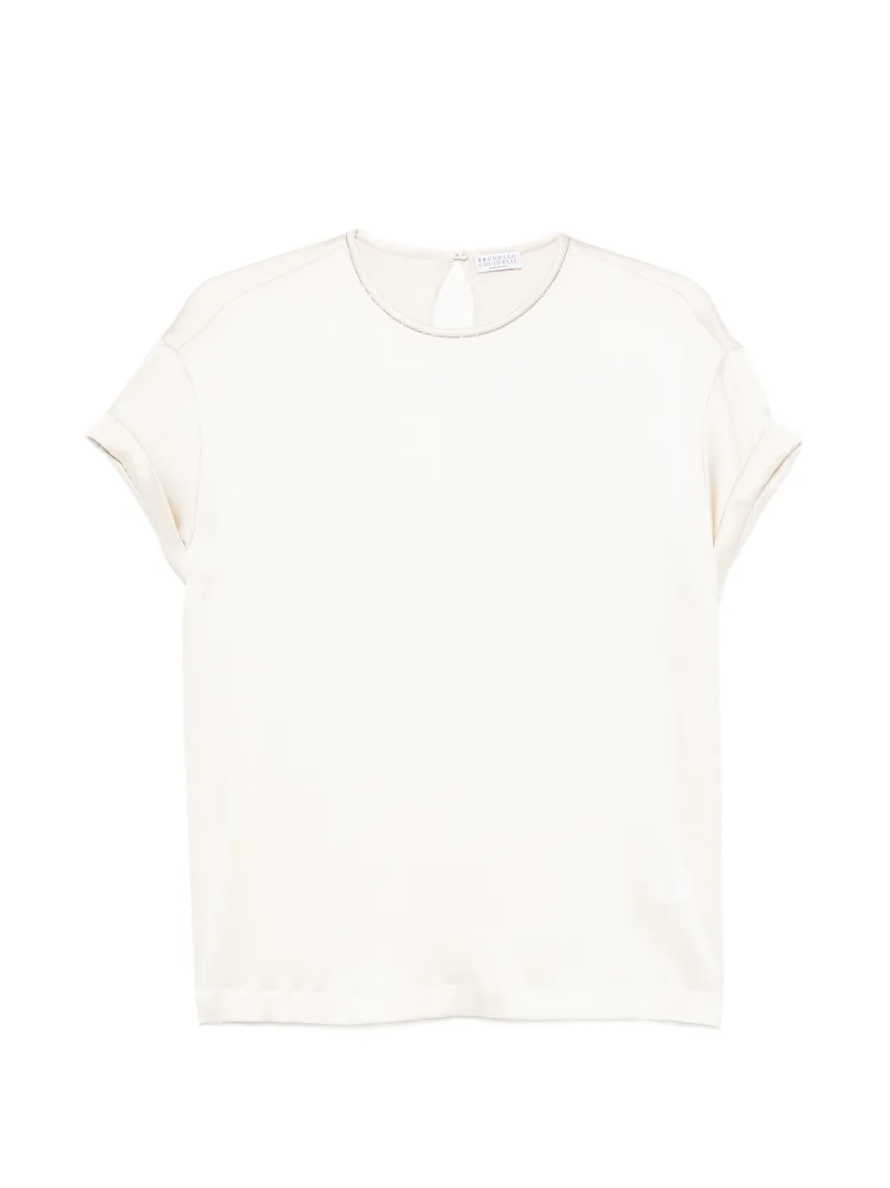 Brunello Cucinelli round-neck T-shirt - Nude