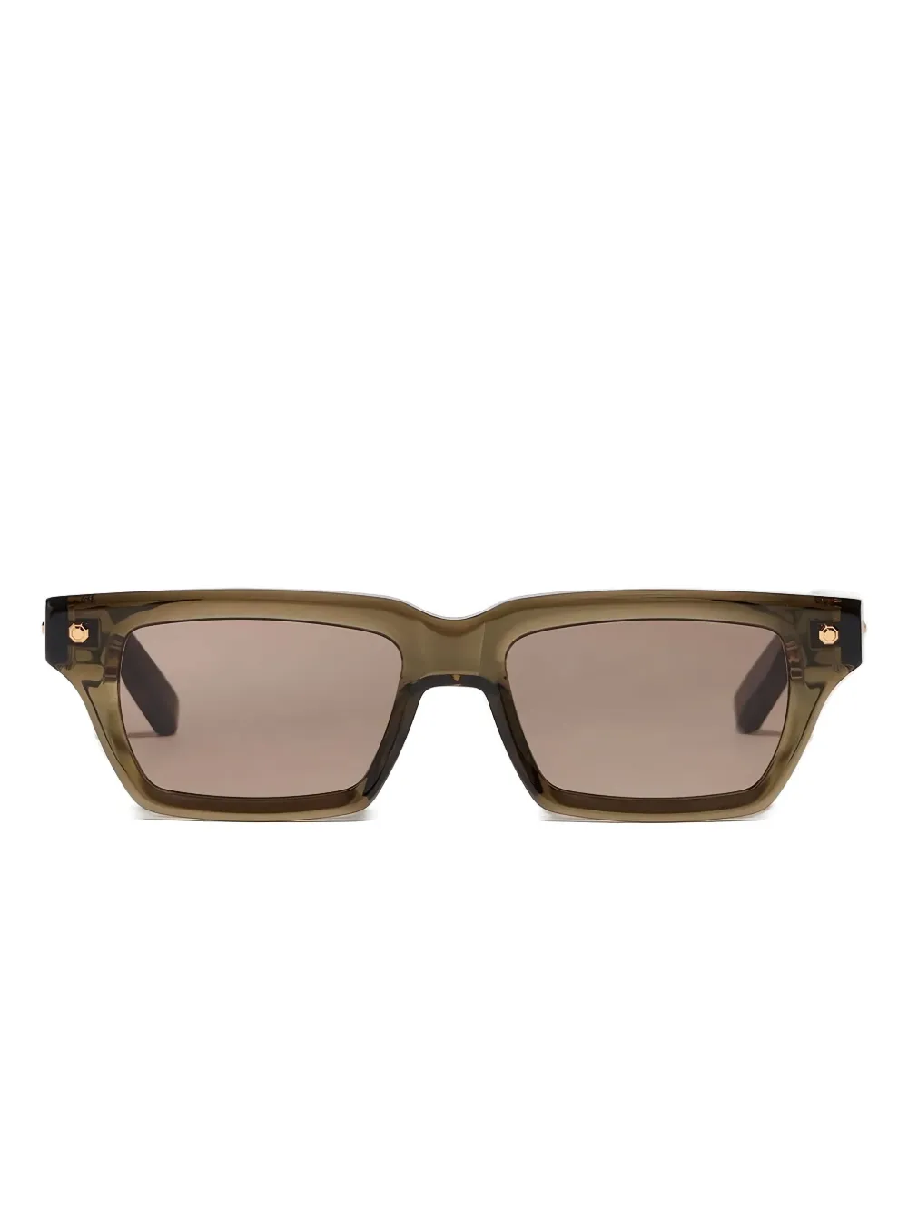 John Dalia tinted lenses sunglasses - ブラウン John Dalia tinted lenses sunglasses - ブラウン