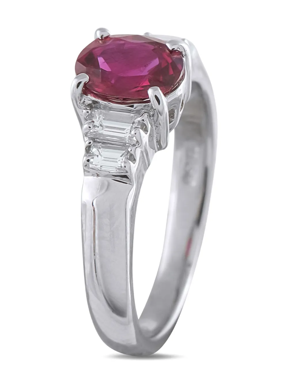 LB Exclusive platinum ruby and diamond ring | Image 2