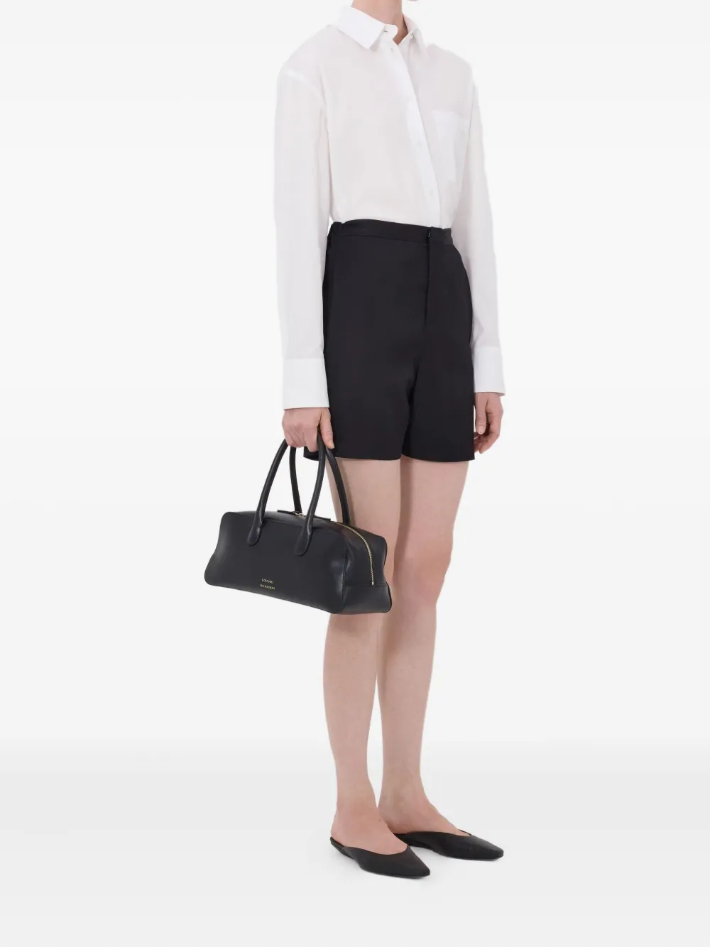 LouLou de Saison Ivan elastische shorts Zwart