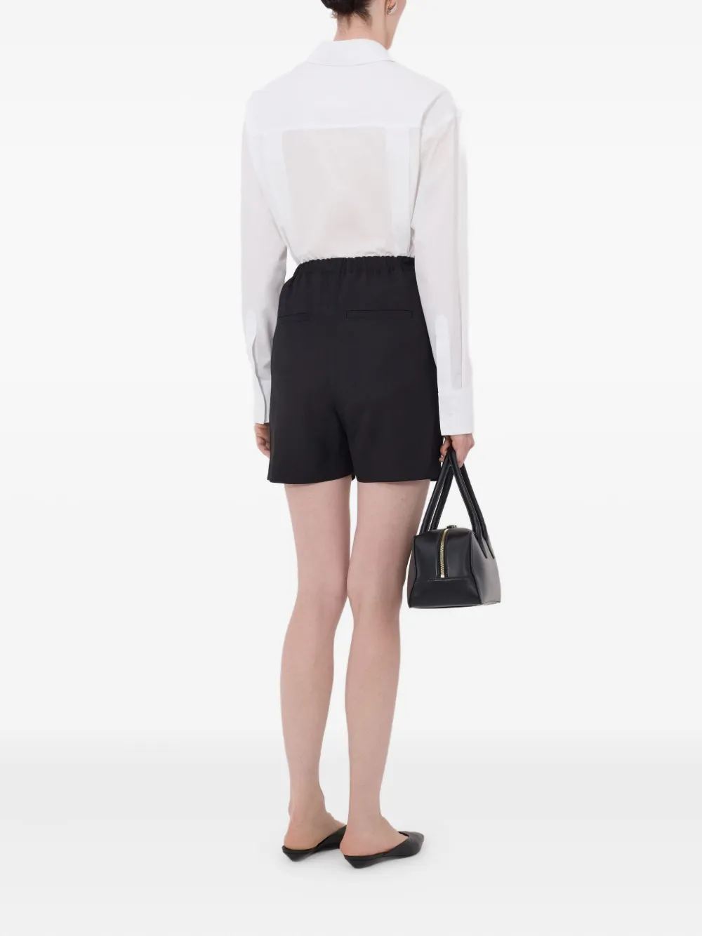 LouLou de Saison Ivan elastische shorts Zwart