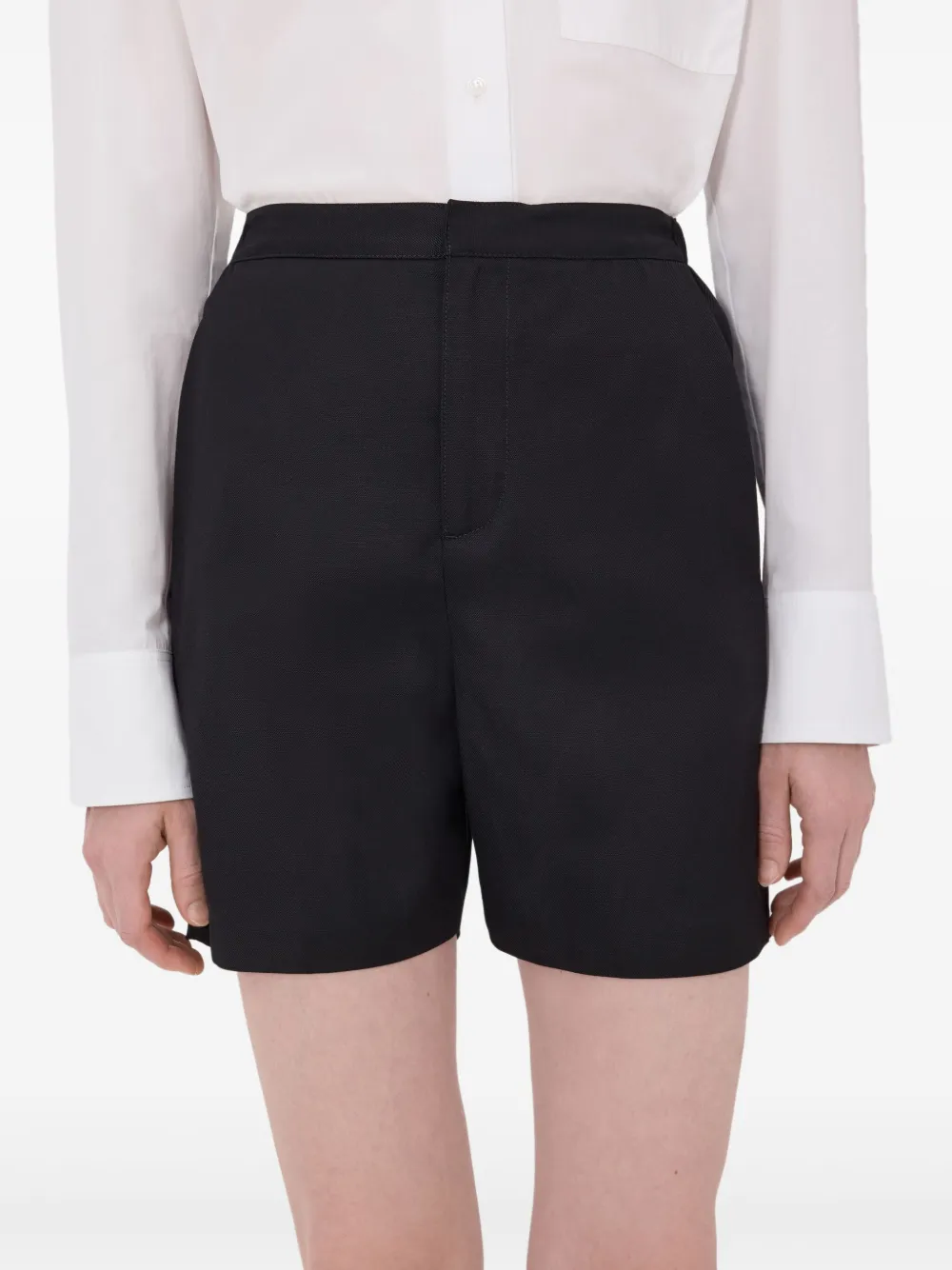 LouLou de Saison Ivan elastische shorts Zwart
