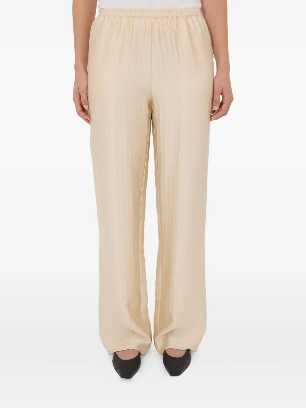 LouLou de Saison KADALA gestreepte broek - Beige