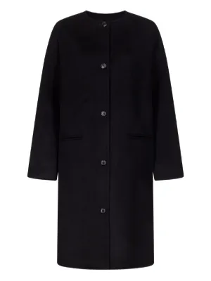 TOTEME ラグランスリーブ レザーコート | ブラック | FARFETCH JP