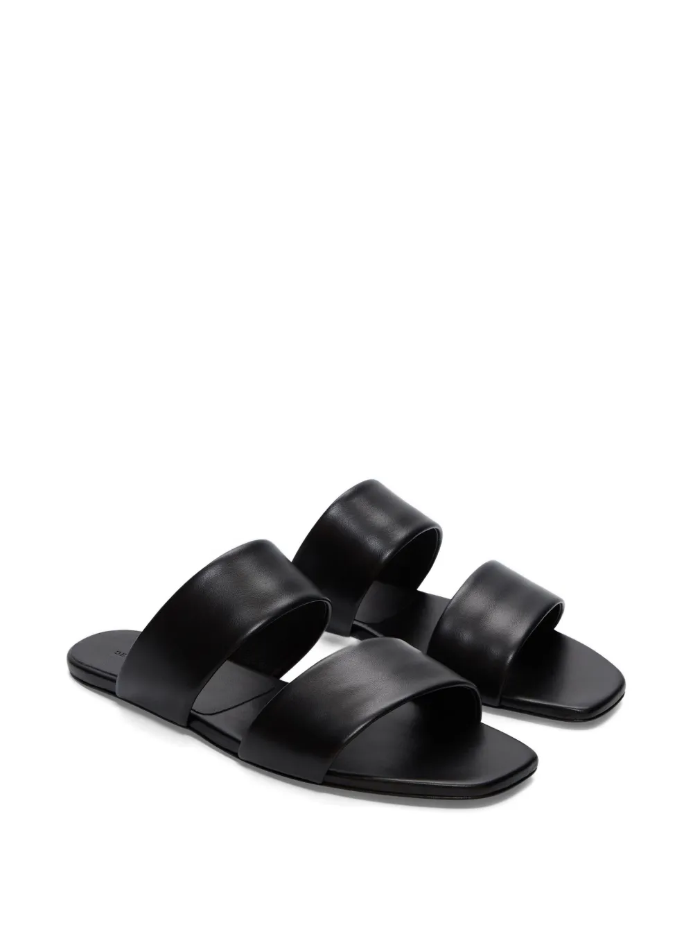  Loulou De Saison Kairo Top-strap Flat Sandals - Black 