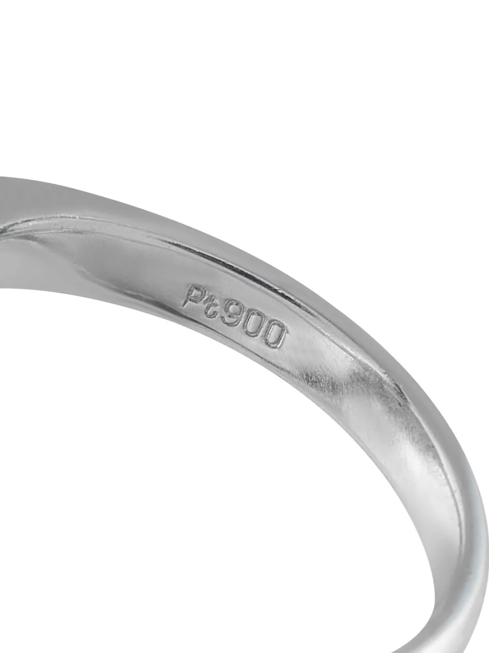 Platinum Diamond And Peridot Ring