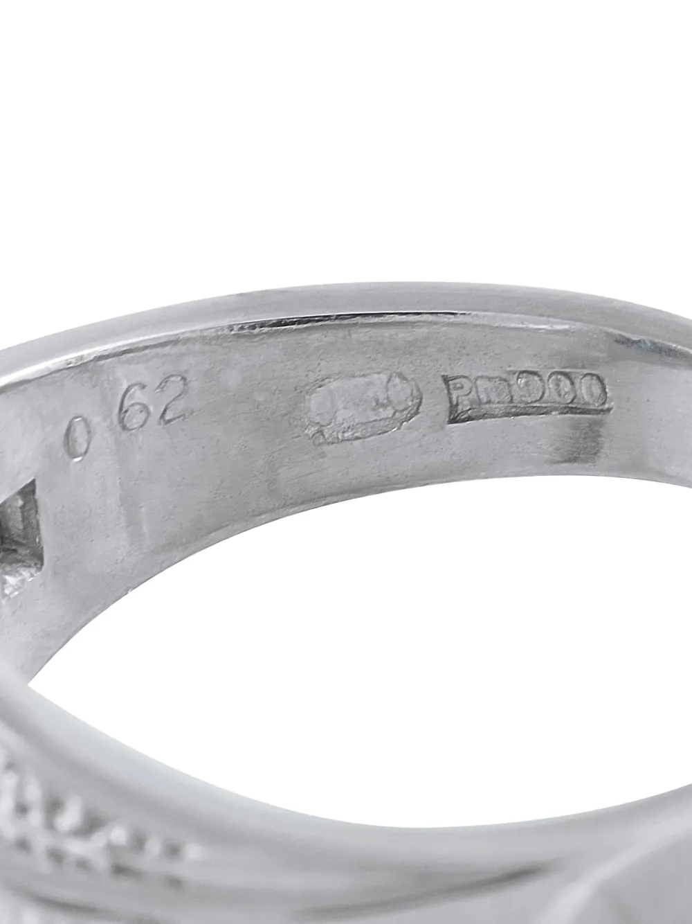 Platinum Diamond Sapphire Cocktail Ring