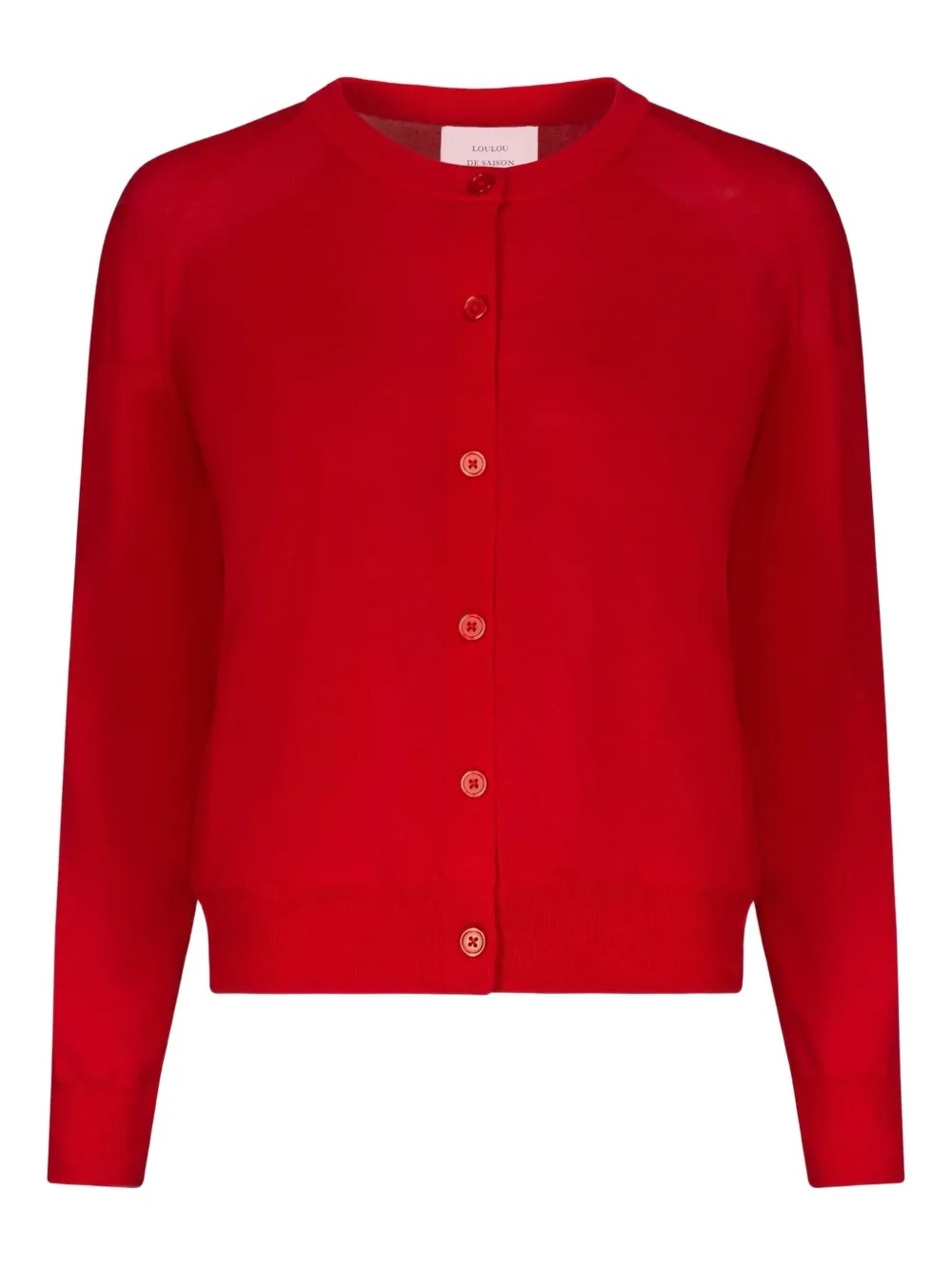 LouLou de Saison KITA buttoned cardigan - Red