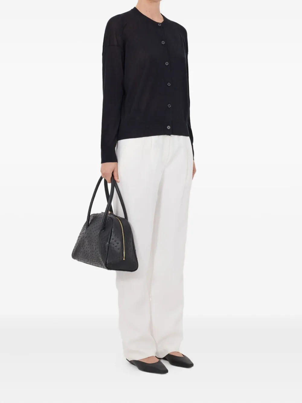 Kita Buttoned Drop-Shoulder Cardigan