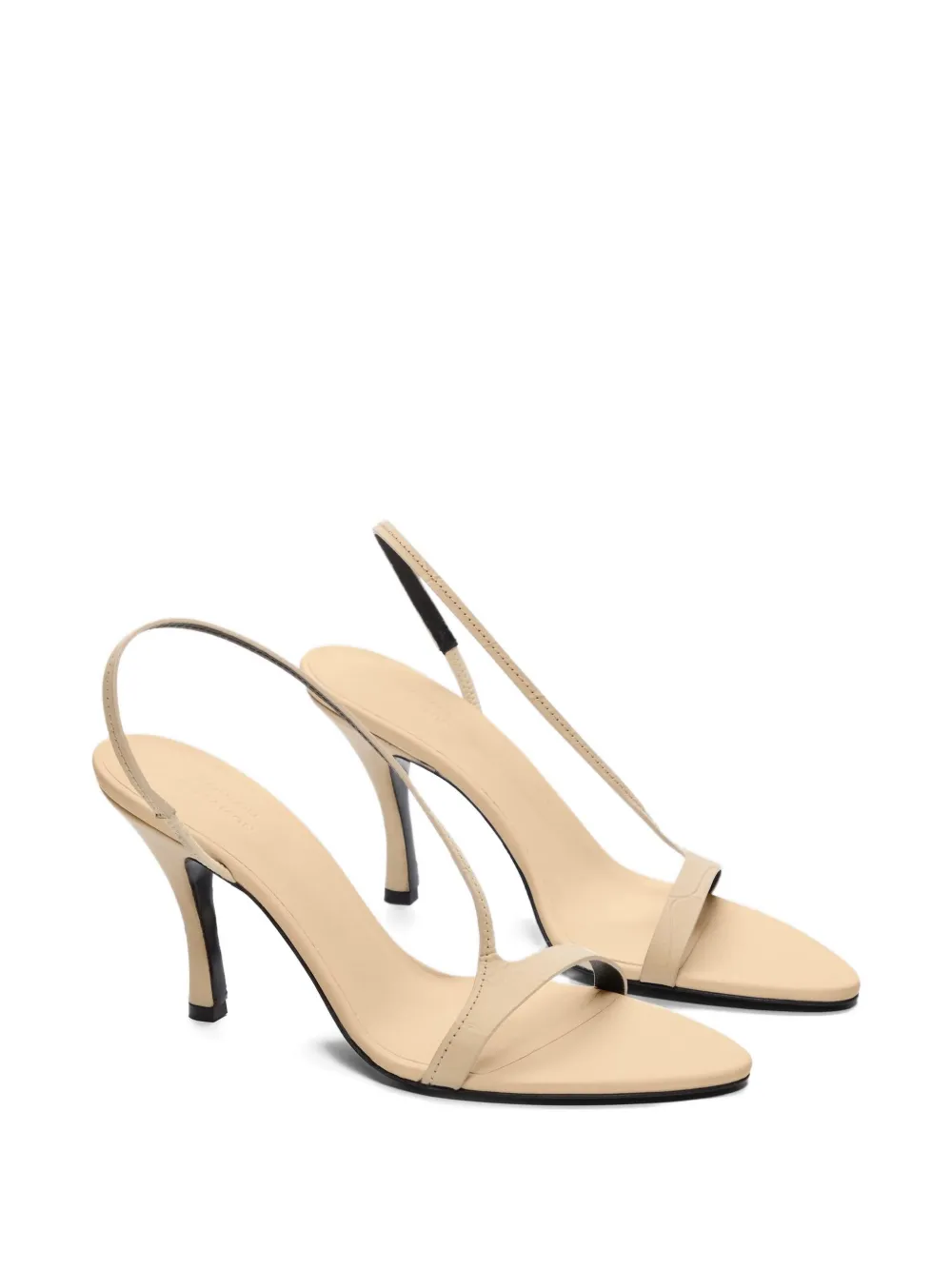  Loulou De Saison Lane Top-strap Heeled Sandals - Neutrals 