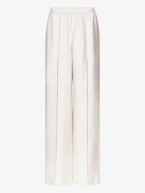 LouLou de Saison LARS lace-stitch trousers