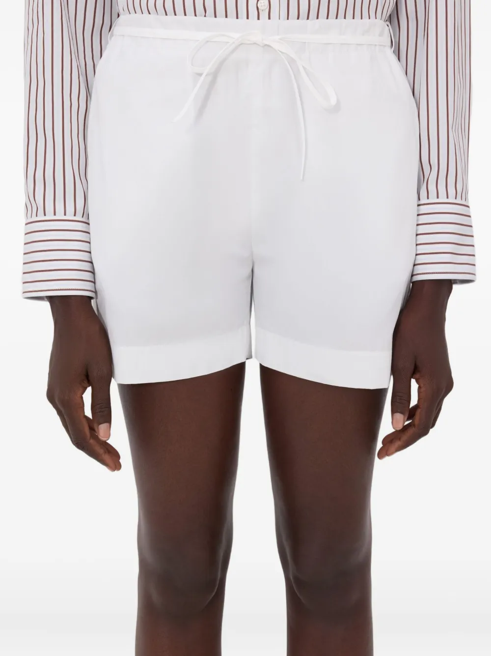 LouLou de Saison MALONE shorts met trekkoord Wit