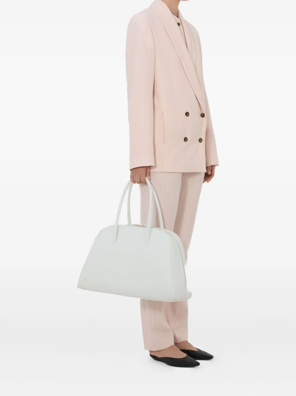LouLou de Saison MINKA blazer met dubbele rij knopen Roze
