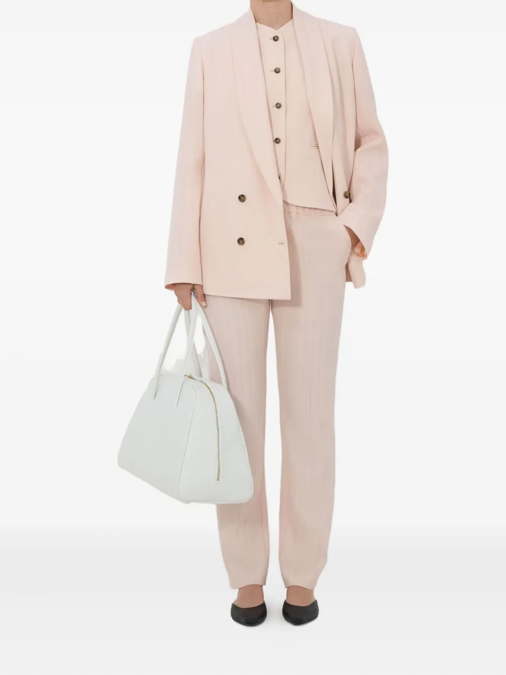  Loulou De Saison Minka Double-breasted Blazer - Pink 