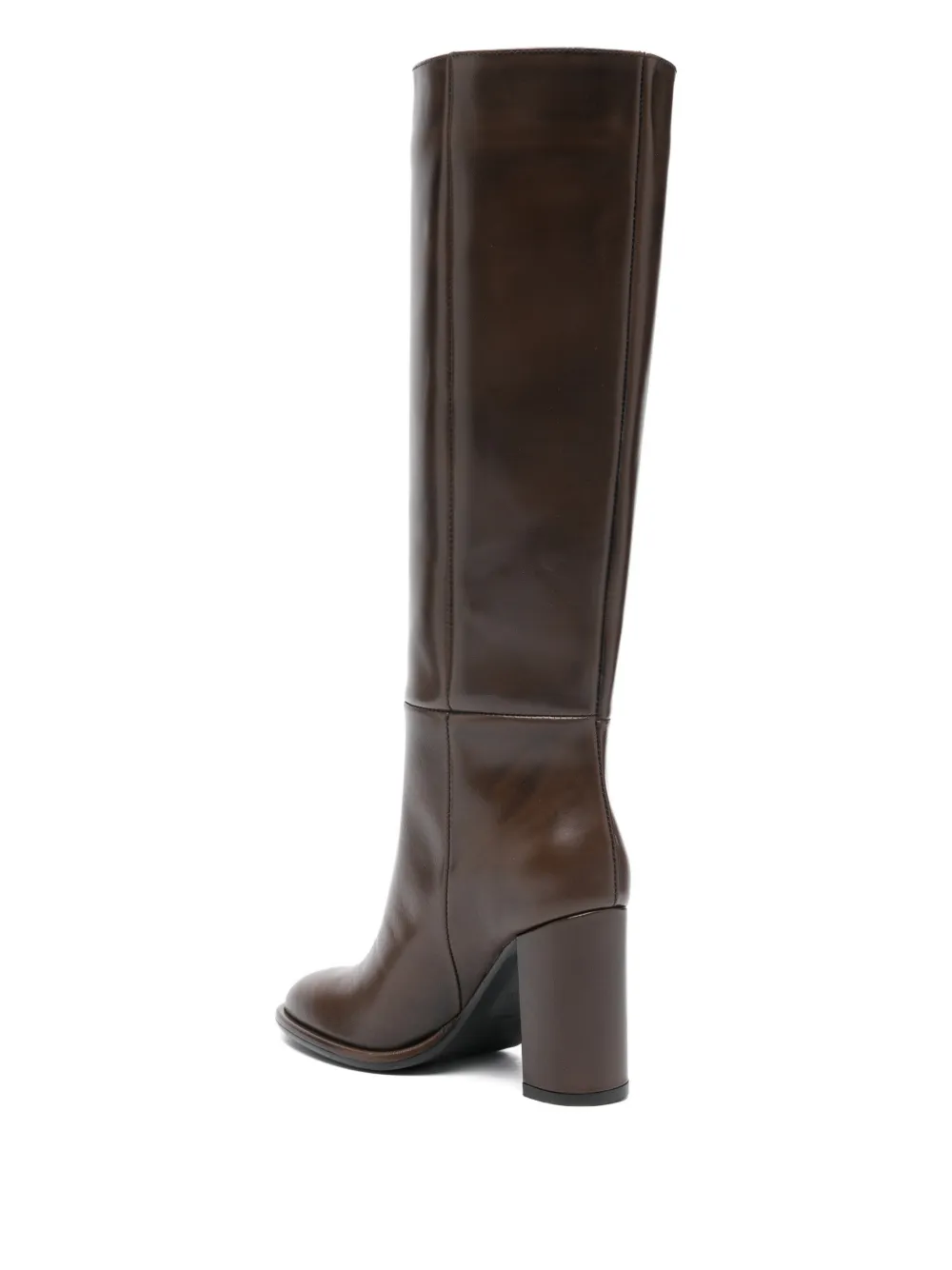 Biancadi 100mm Block-heel Boots In Brown
