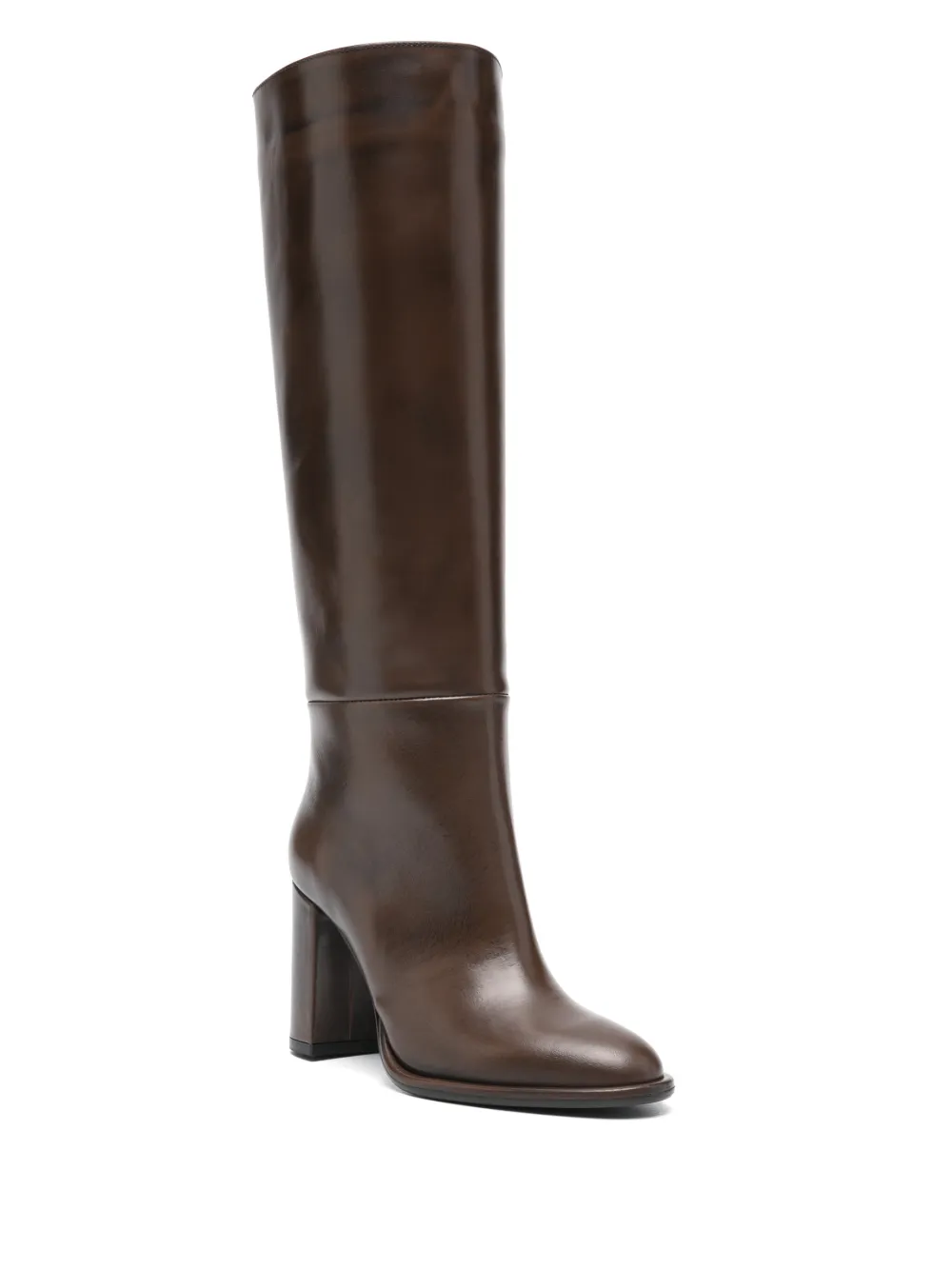 biancadi 100mm block-heel boots | Knee-High Boots | Image 2