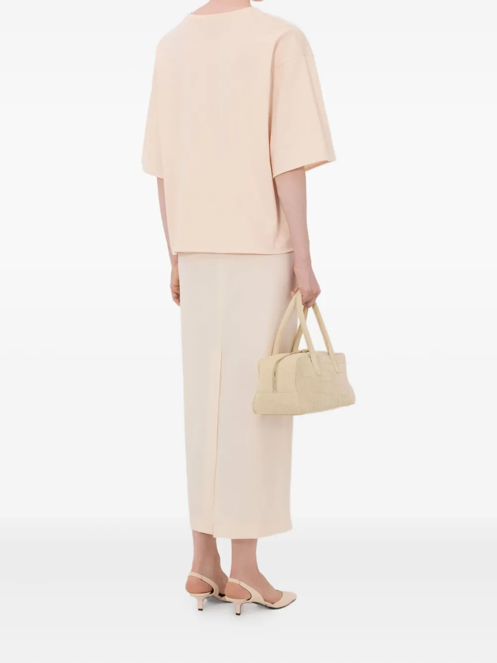 Loulou De Saison Osis Drop-shoulder T-shirt In Neutral