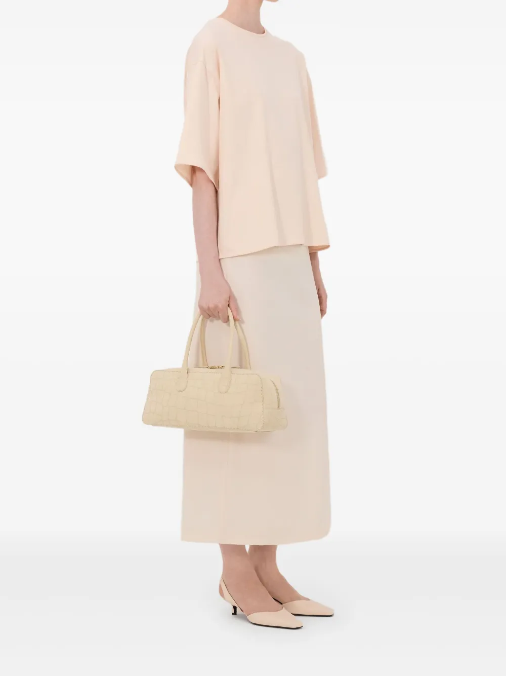 Loulou De Saison Osis Drop-shoulder T-shirt In Neutral