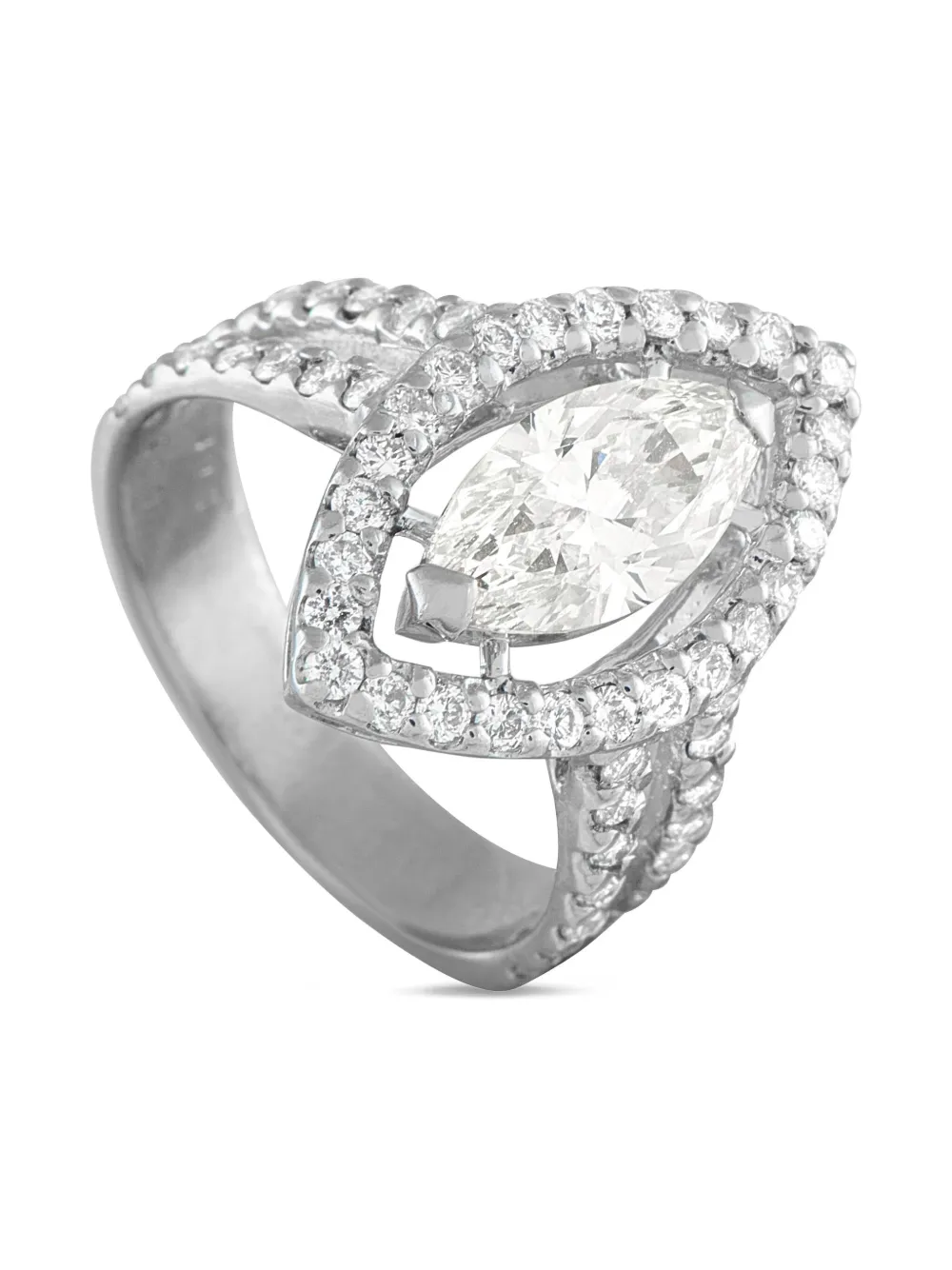 LB Exclusive Platinum diamond engagement ring - シルバートーン LB Exclusive Platinum diamond engagement ring - シルバートーン