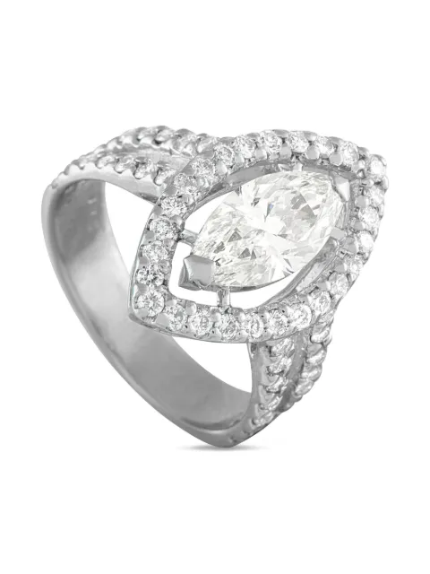 LB Exclusive Platinum diamond engagement ring