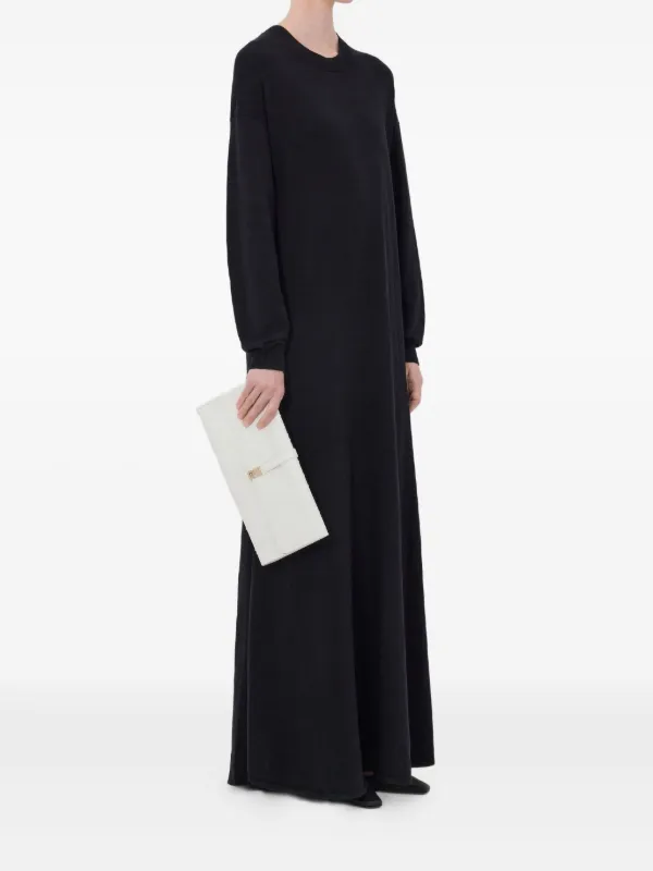 LouLou De Saison Lucy long-sleeve Maxi Dress | Black | FARFETCH