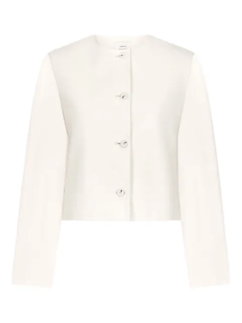 LouLou de Saison veste en cuir Raho à boutonnière