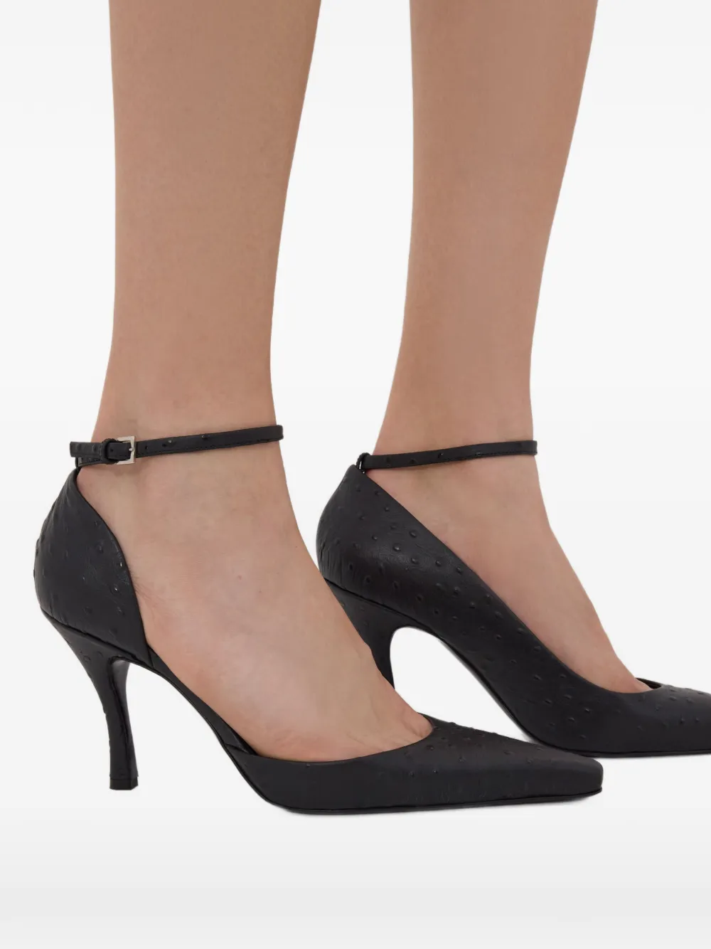 LouLou de Saison Scala pumps met enkelbandje Zwart