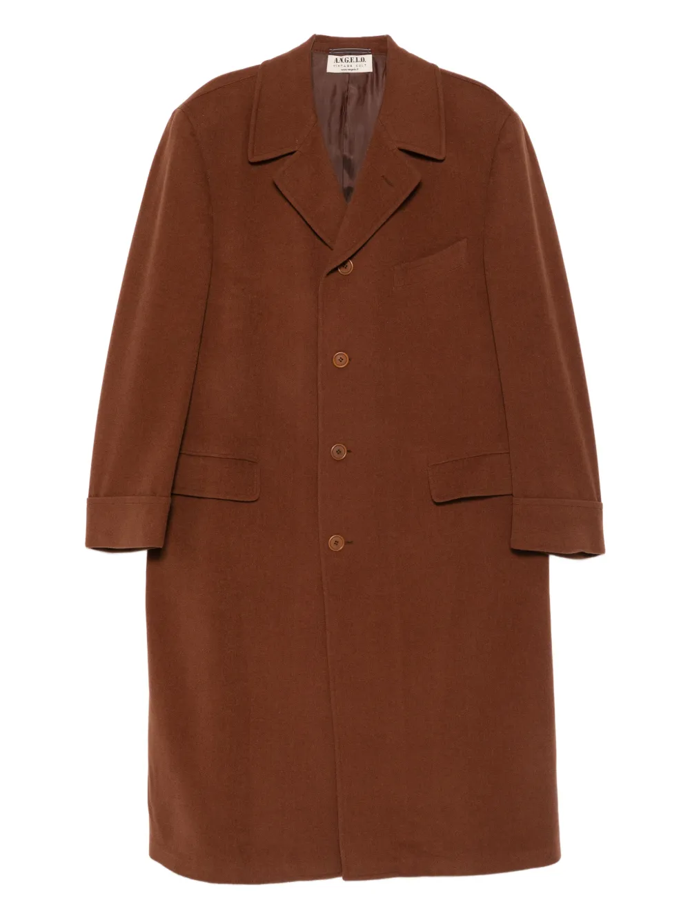 A.N.G.E.L.O. Vintage Cult 90s buttoned coat | Brown | Image 1