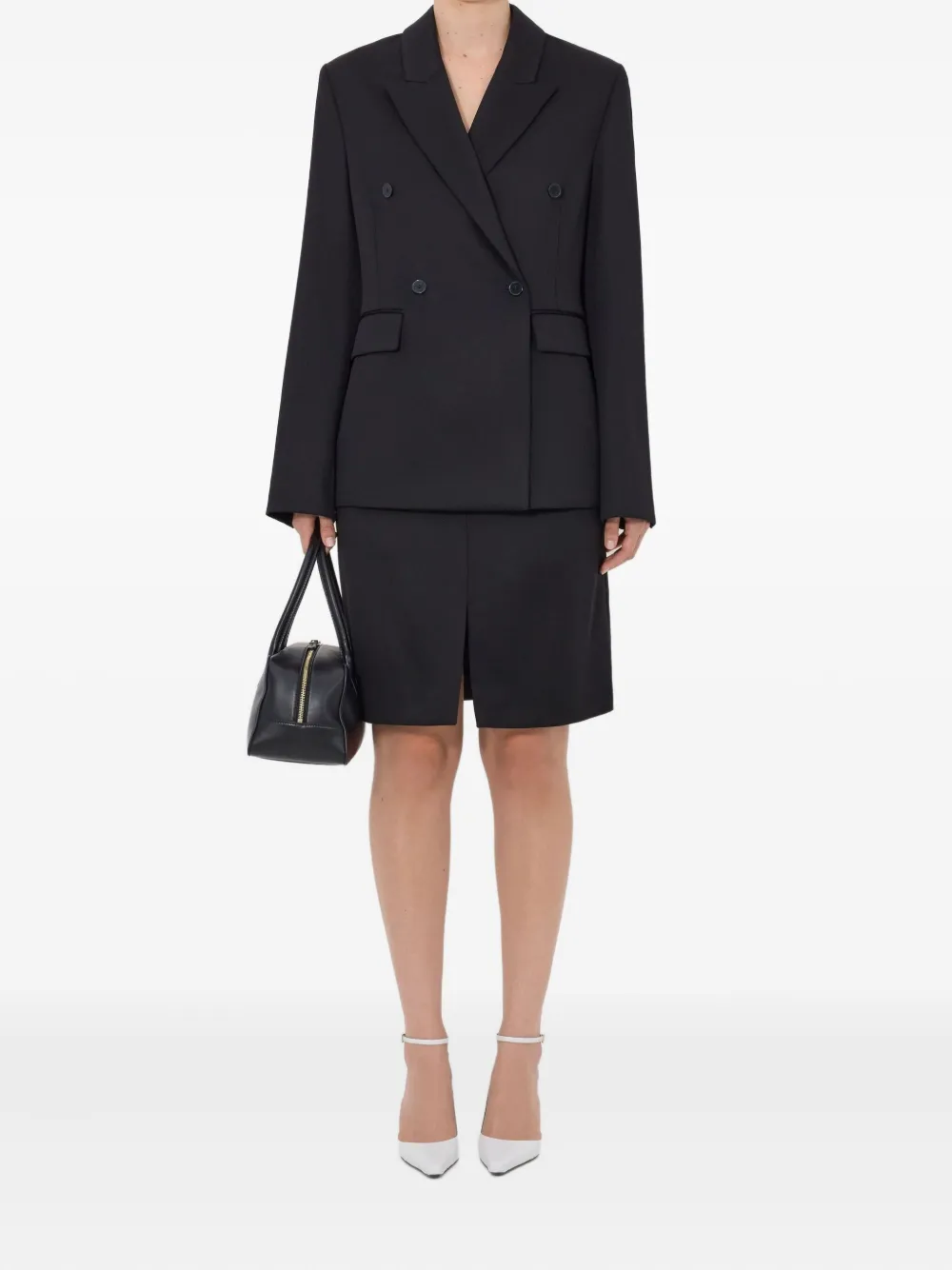 Hornlds Double-Breasted Peak-Lapel Blazer