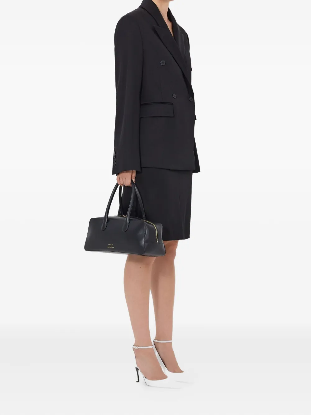 Hornlds Double-Breasted Peak-Lapel Blazer