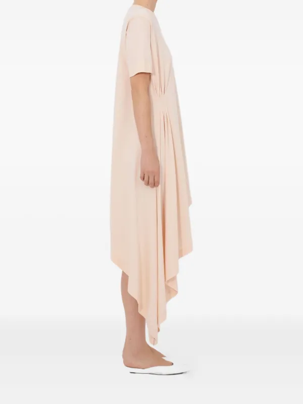 asymmetric t shirt dress Loulou de Saison Igari Asymmetric T-Shirt Dress