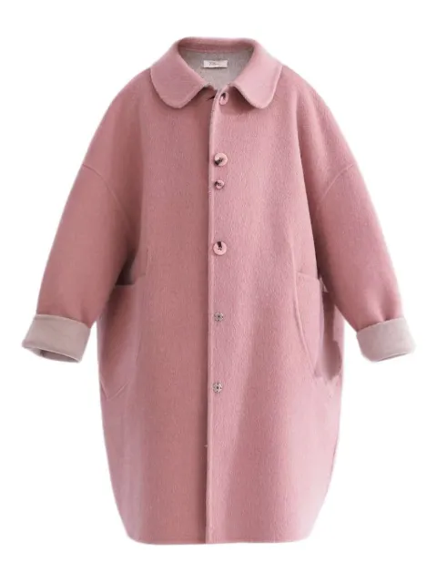Tulleen peter pan-collar wool coat