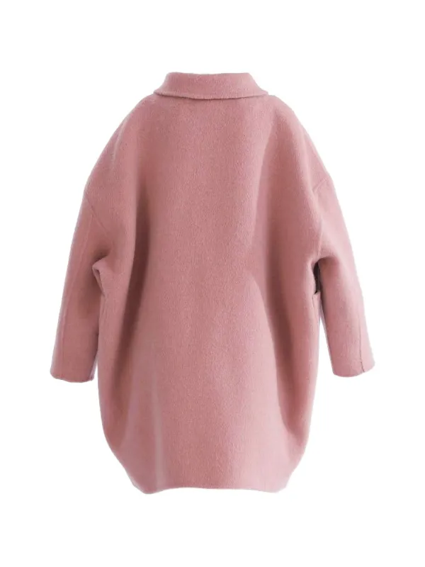 Tulleen ピーターパンカラー ウールコート | ピンク | FARFETCH JP