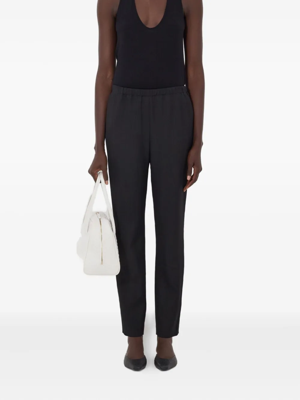 LouLou de Saison Scot broek met elastische taille Zwart