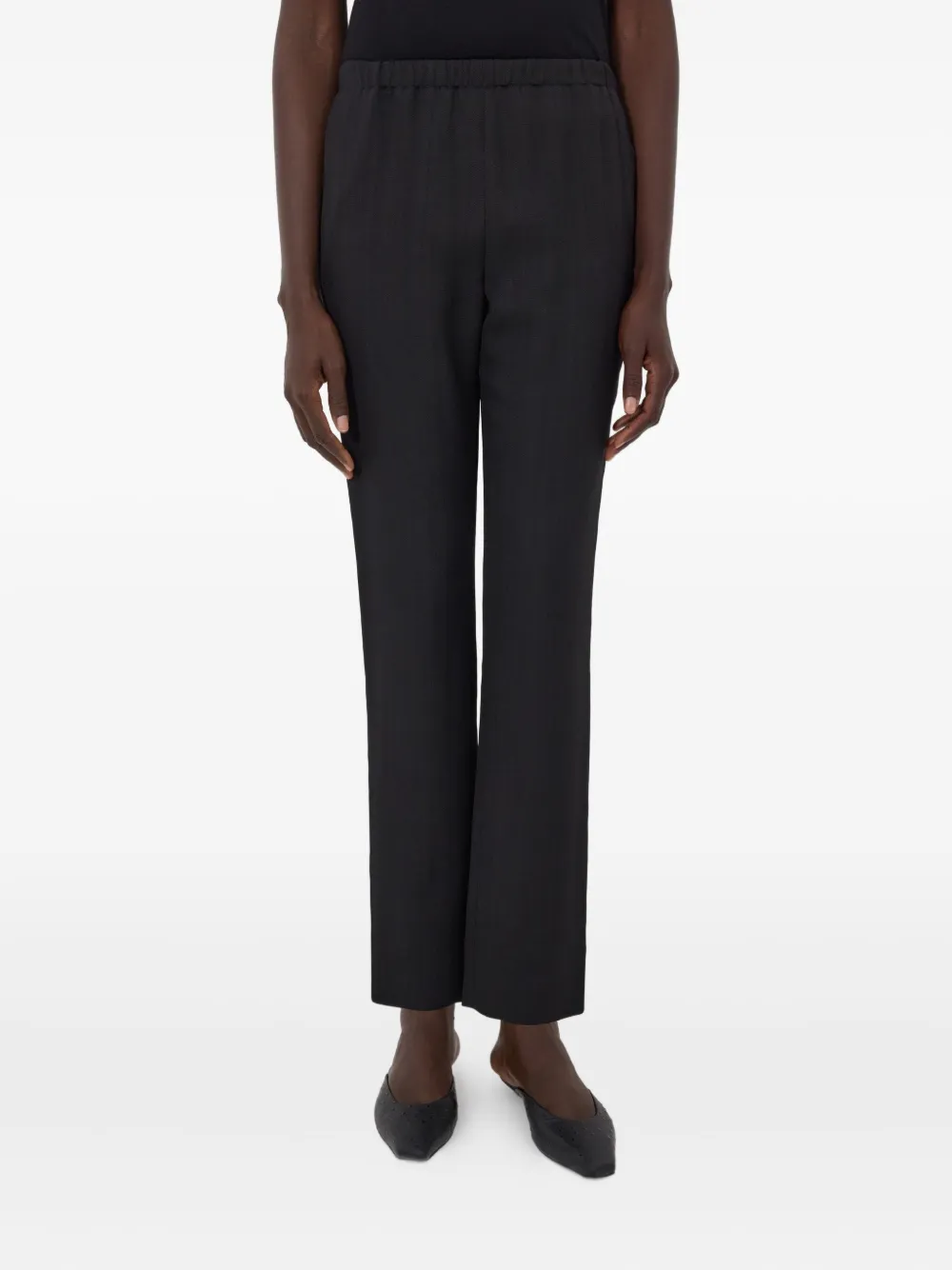 LouLou de Saison Scot broek met elastische taille Zwart