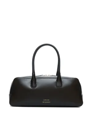 Jil Sander Linea レザーショルダーバッグ | ブラック | FARFETCH JP
