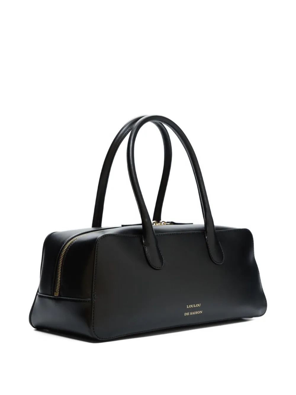 Loulou De Saison Seth Top-zip Shoulder Bag In Black